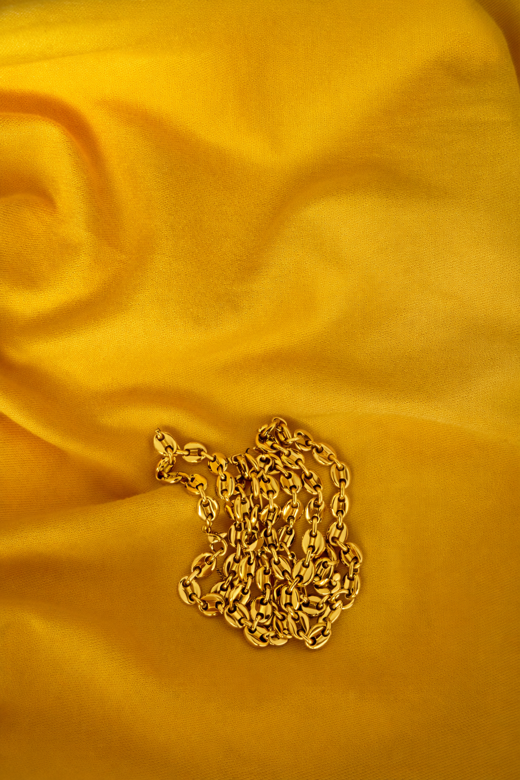 Golden Puffer Neckace