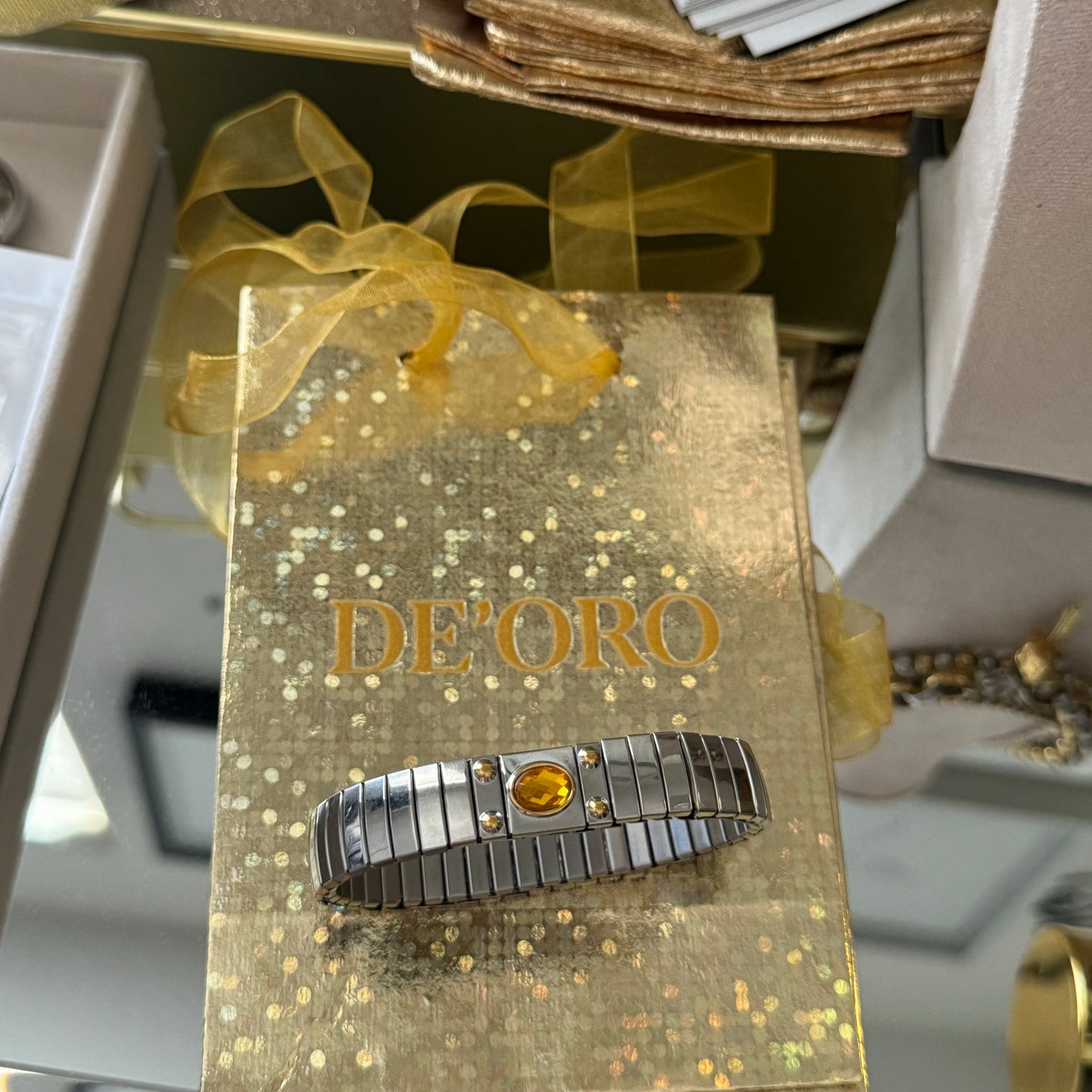 Gold Gem bangle