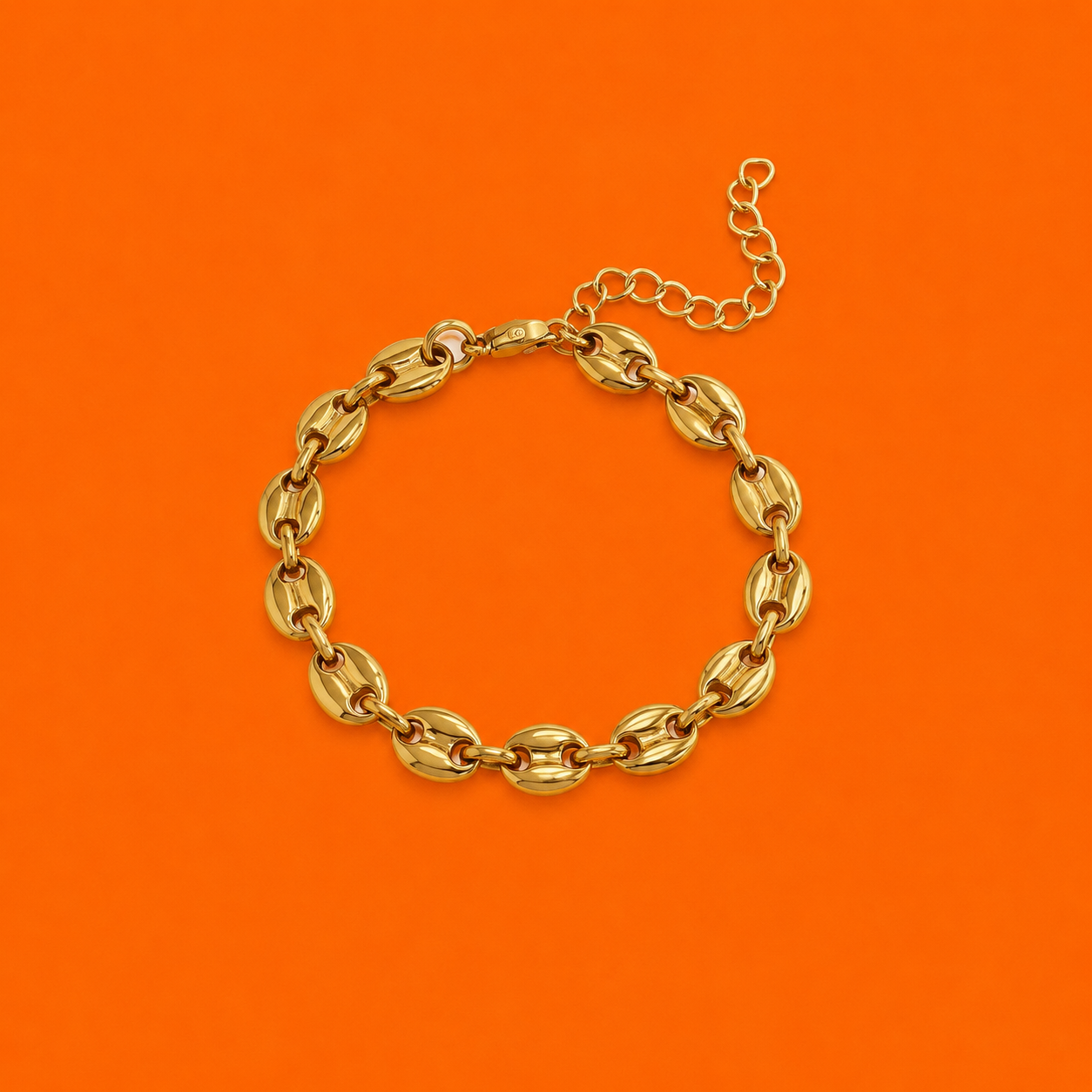 Golden Puffer Bracelet