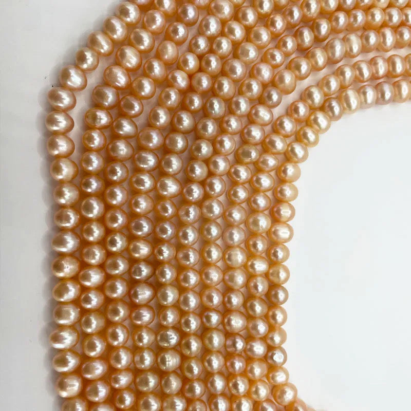 Golden Pearl Necklace