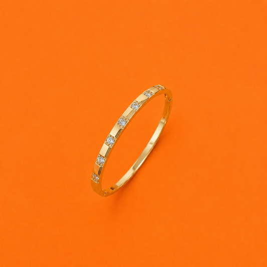 Golden Monaco bangle