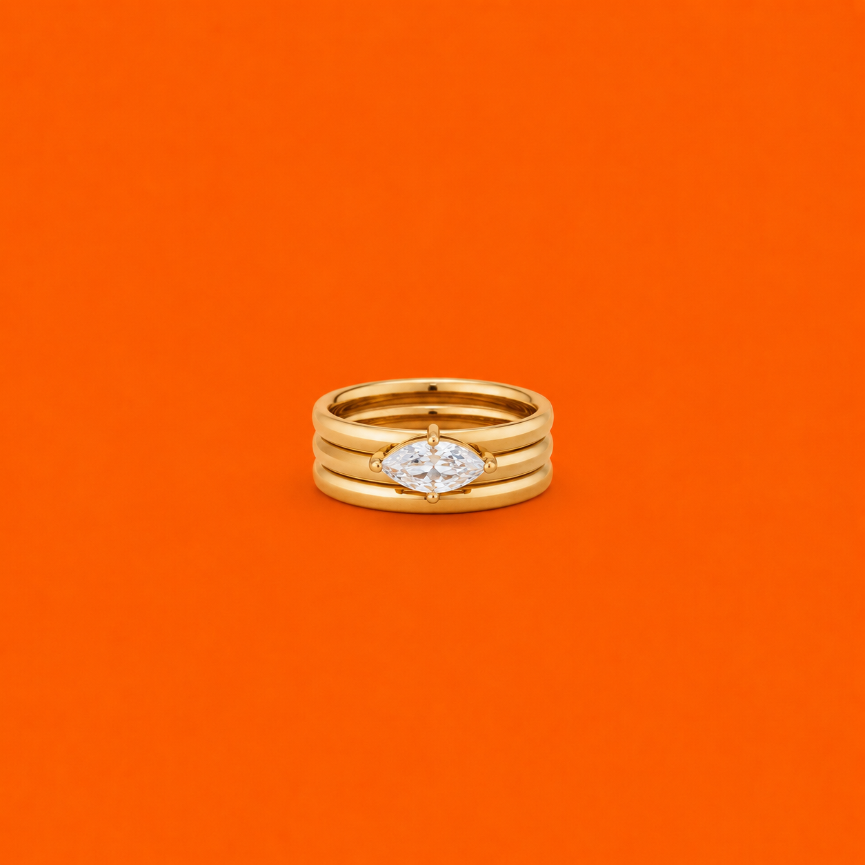 Golden Marquise Gem