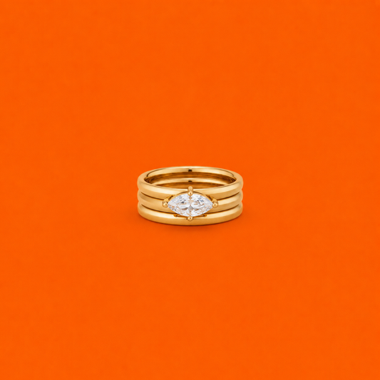 Golden Marquise Gem