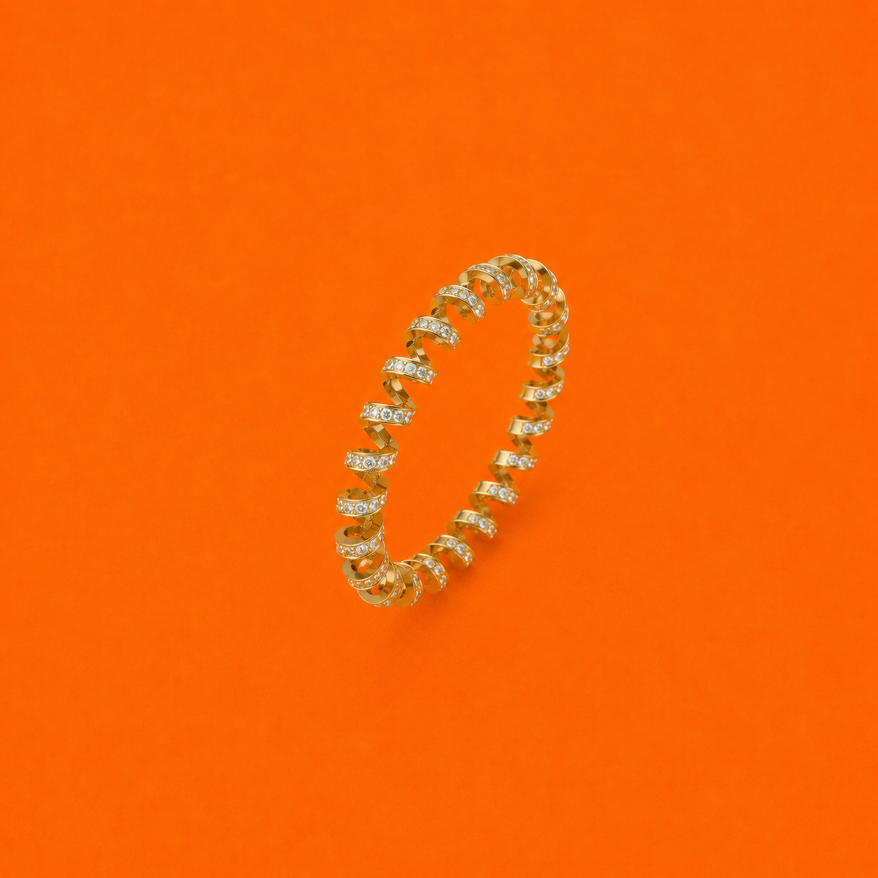 Golden Endless Bangle