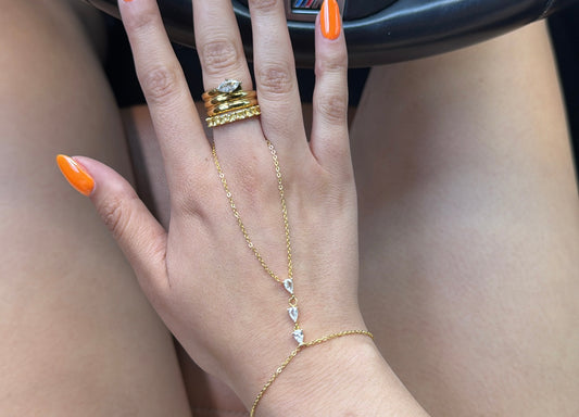 Golden Ring Bracelet