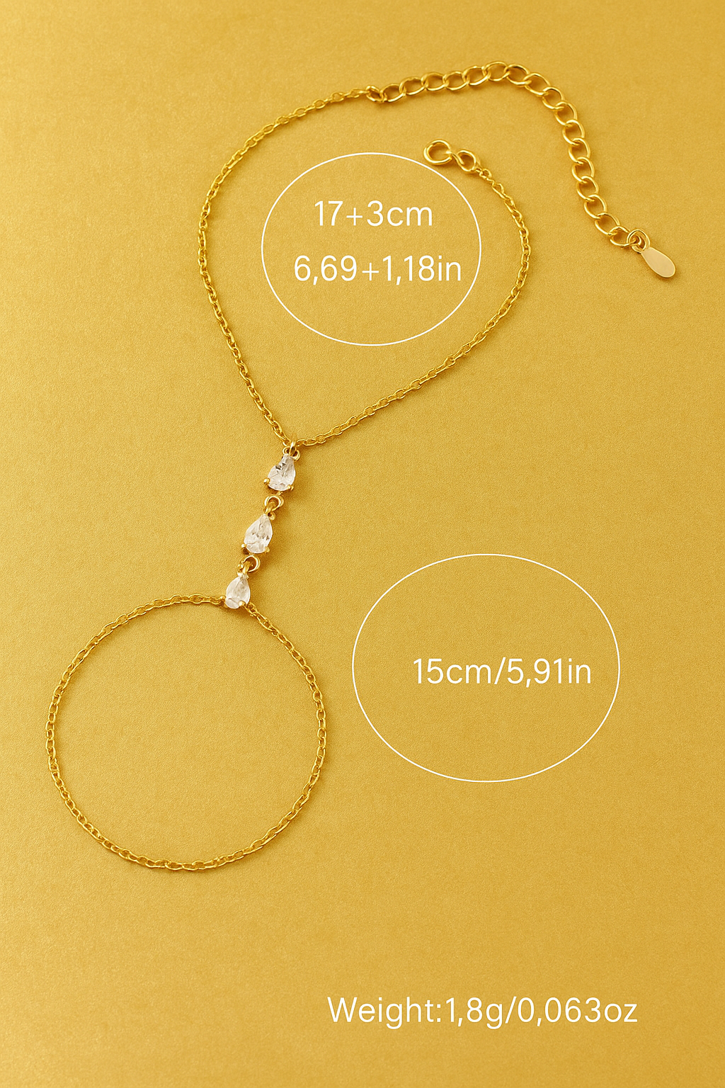 Golden Ring Bracelet