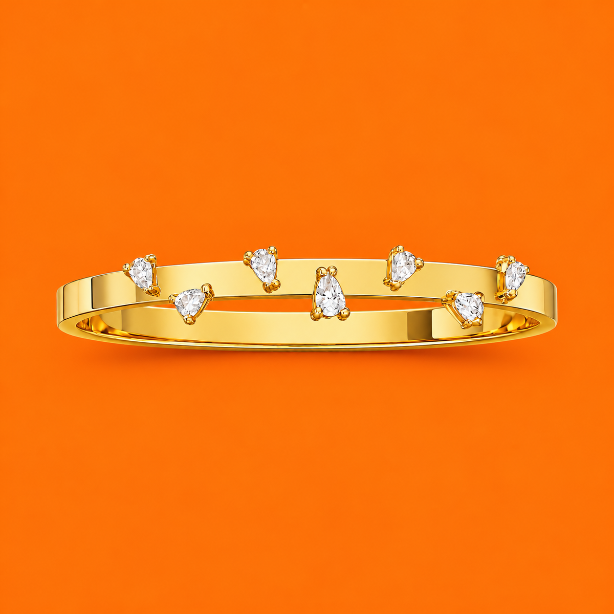 Golden Marquise bangle