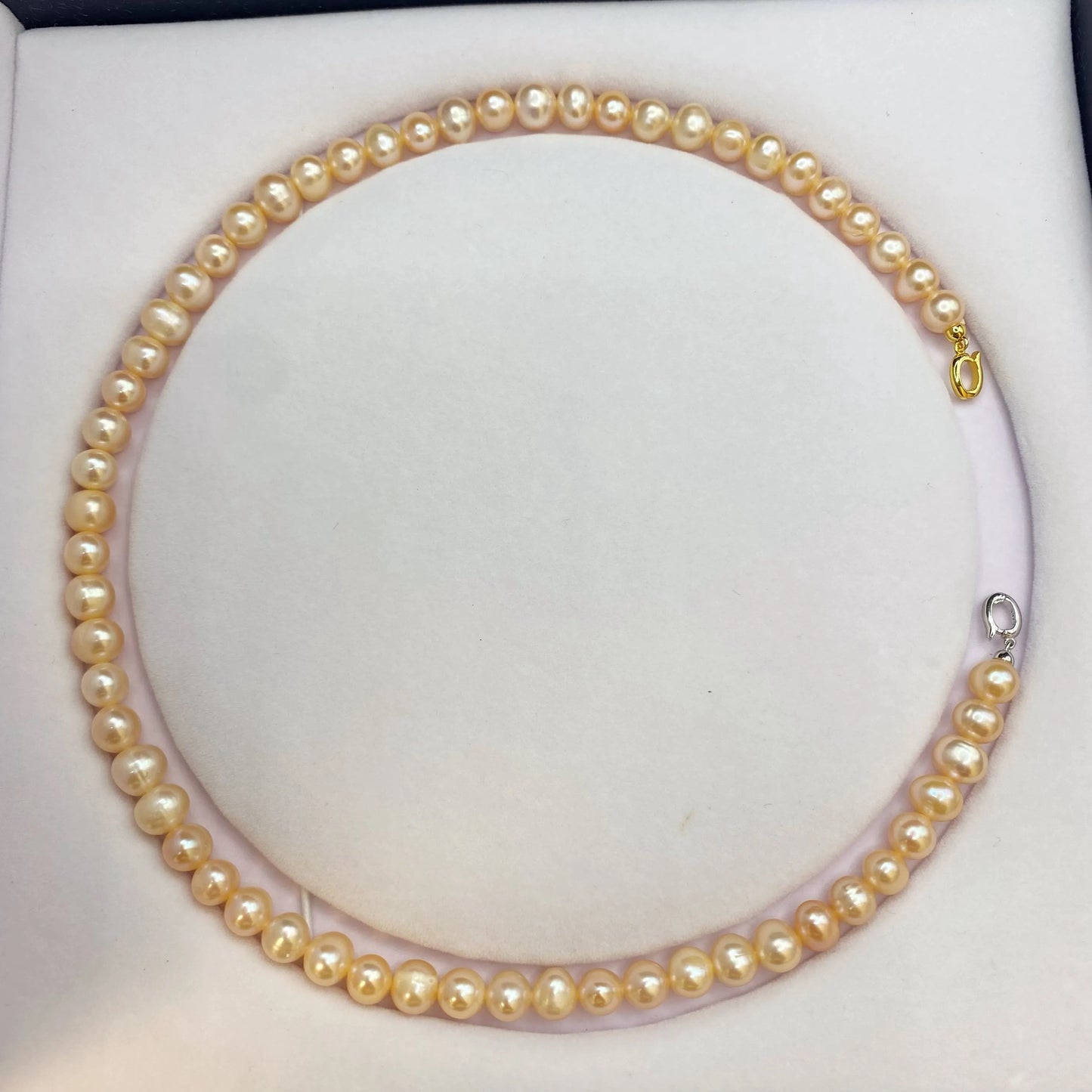 Golden Pearl Necklace